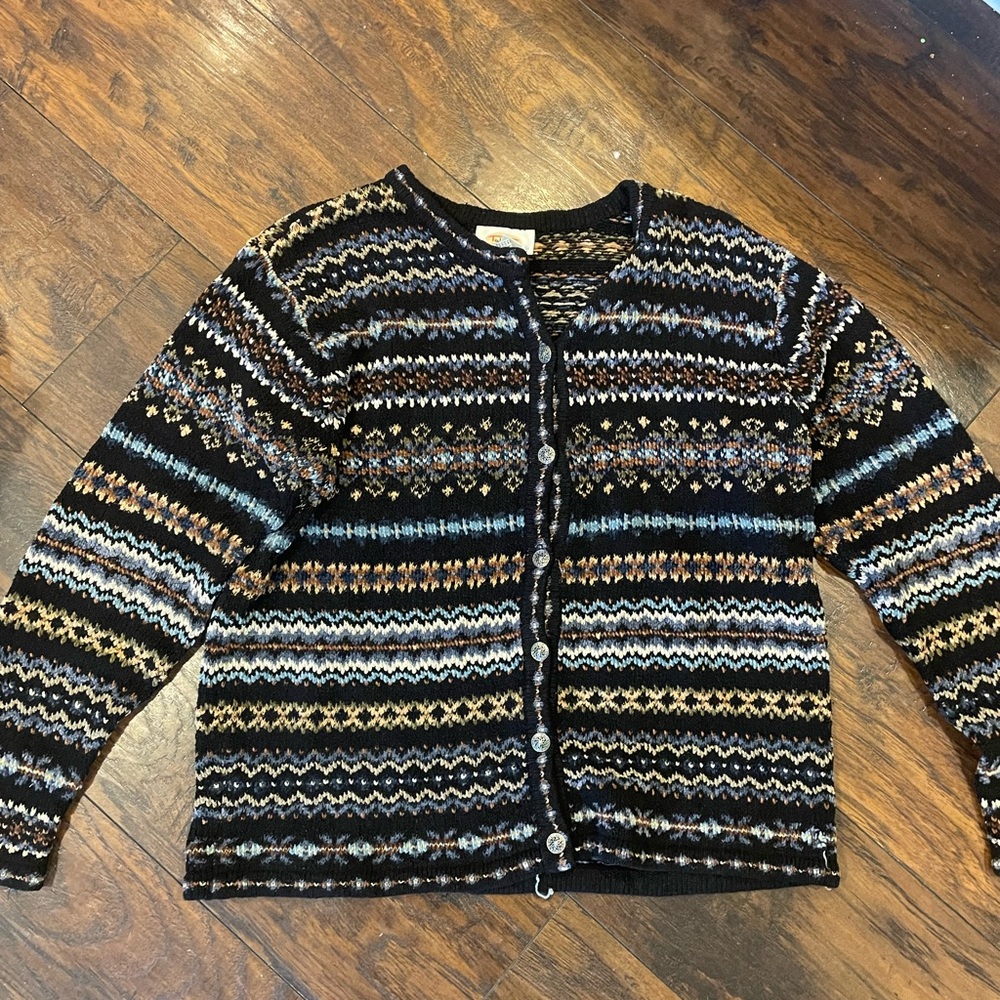 Talbots Multicolor Knit Sweater